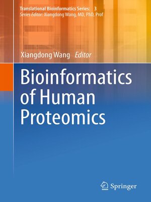 cover image of Bioinformatics of Human Proteomics